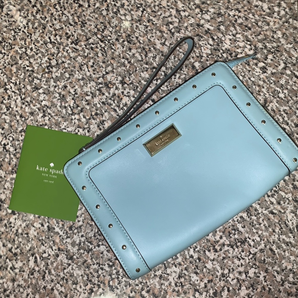 Kate Spade ♠️ Teal Clutch